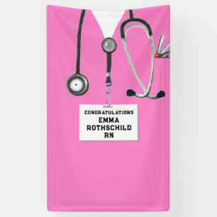 Abschluss der Krankenpflege Banner