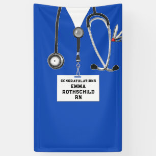 Abschluss der Krankenpflege Banner