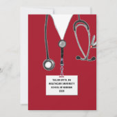 Abschluss der Krankenpflege Einladung (Vorderseite)