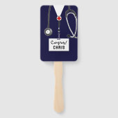 Abschluss der Krankenpflege Fächer (Rückseite)