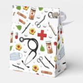 Abschluss der Krankenpflege Geschenkschachtel (Rückseite)