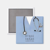 Abschluss der Krankenpflege in der Schule Magnet (Vorderseite/Rückseite)