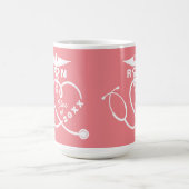 Abschluss der Krankenpflege Kaffeetasse (Mittel)