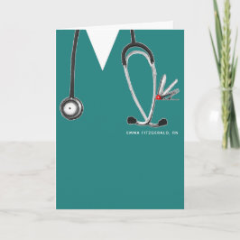 Abschluss der Krankenpflege Karte