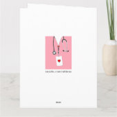 Abschluss der Krankenpflege Karte (Rückseite)