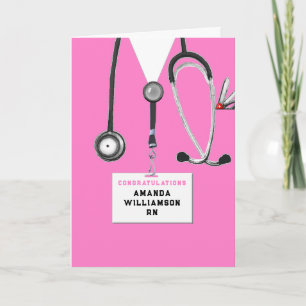 Abschluss der Krankenpflege Karte