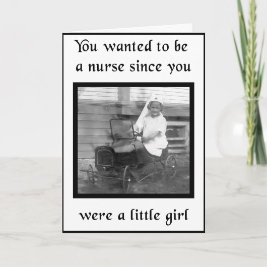 Abschluss der Krankenpflege Karte (Vorderseite)