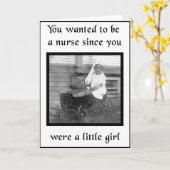 Abschluss der Krankenpflege Karte (Gelbe Blume)