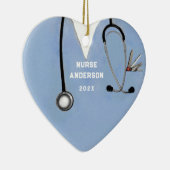 Abschluss der Krankenpflege Keramik Ornament (Rechts)