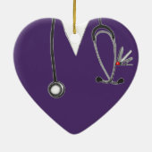 Abschluss der Krankenpflege Keramik Ornament (Hinten)