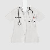 Abschluss der Krankenpflege Ornament (Rückseite)