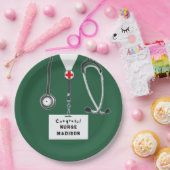 Abschluss der Krankenpflege Pappteller (Party)