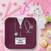 Abschluss der Krankenpflege Pappteller (Party)