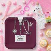 Abschluss der Krankenpflege Pappteller (Party)