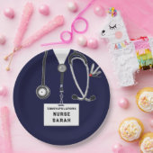Abschluss der Krankenpflege Pappteller (Party)