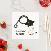 Abschluss der Krankenpflege Serviette (Beispiel)