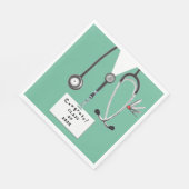 Abschluss der Krankenpflege Serviette (Ecke)