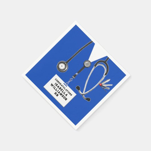 Abschluss der Krankenpflege Serviette (Ecke)