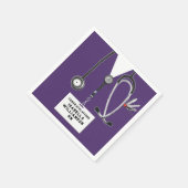 Abschluss der Krankenpflege Serviette (Ecke)