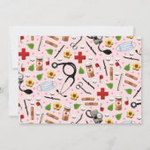 Abschluss der Krankenpflegerschule Einladung (Rückseite)