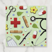 Abschluss der Krankenpflegerschule Geschenkanhänger (Rückseite)
