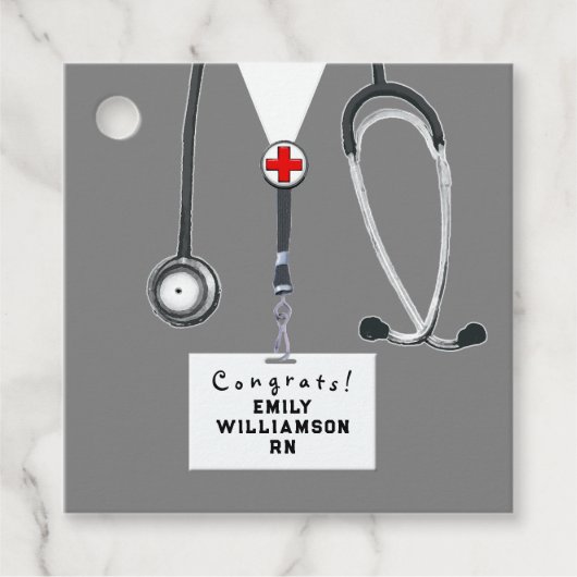 Abschluss der Krankenpflegerschule Geschenkanhänger (Vorderseite)