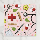 Abschluss der Krankenpflegerschule Geschenkanhänger (Rückseite)