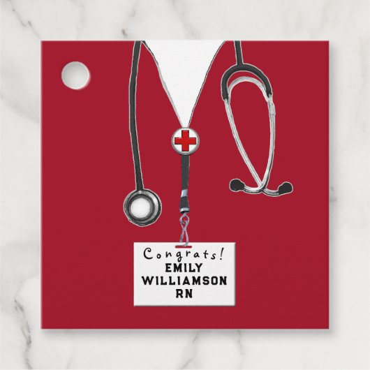 Abschluss der Krankenpflegerschule Geschenkanhänger (Vorderseite)