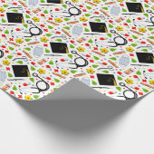 Abschluss der Krankenpflegerschule Geschenkpapier (Ecke)