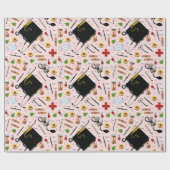 Abschluss der Krankenpflegerschule Geschenkpapier (Flach)