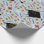 Abschluss der Krankenpflegerschule Geschenkpapier (Ecke)