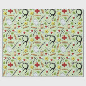 Abschluss der Krankenpflegerschule Geschenkpapier (Flach)