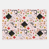 Abschluss der Krankenpflegerschule Geschenkpapier Set (Vorderseite 2)