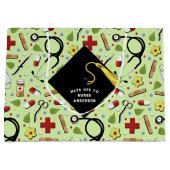 Abschluss der Krankenpflegerschule Große Geschenktüte (Vorderseite)