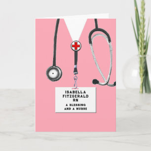 Abschluss der Krankenpflegerschule Karte