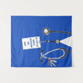 Abschluss der Krankenpflegerschule Wandteppich (Vorderseite (Horizontal))