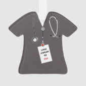 Abschluss der Krankenversicherung 2025 Ornament (Rückseite)