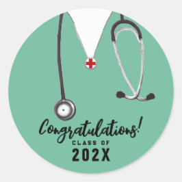 Abschluss der Krankenversicherung 2025 Runder Aufkleber