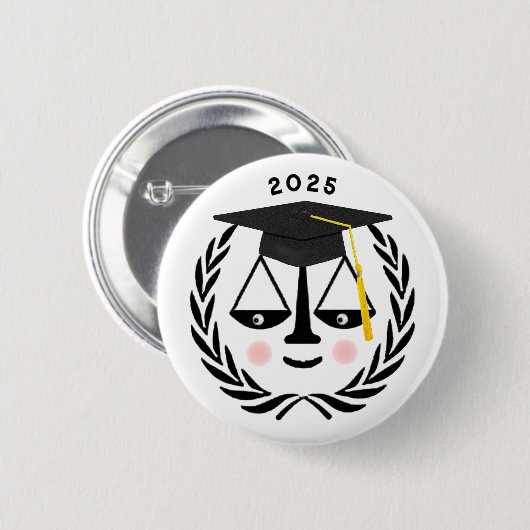 Abschluss der Kreativrechtsschule 2025 Button (Vorne & Hinten)
