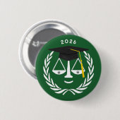 Abschluss der Kreativrechtsschule 2025 Button (Vorne & Hinten)