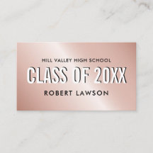 Abschluss der Kupfermetallic-Klasse Name Sozialzei