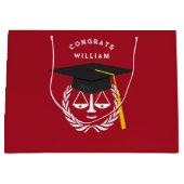 Abschluss der Law School Anwältin große Geschenkta Geschenktüte (Vorderseite)