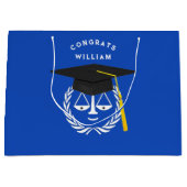 Abschluss der Law School Anwältin große Geschenkta Große Geschenktüte (Vorderseite)