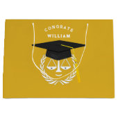 Abschluss der Law School Anwältin große Geschenkta Große Geschenktüte (Vorderseite)