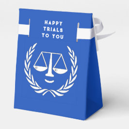 Abschluss der Law School Blue Favor Box Geschenkschachtel
