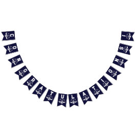 Abschluss der Law School, der Jagdfahnen Wimpelkette