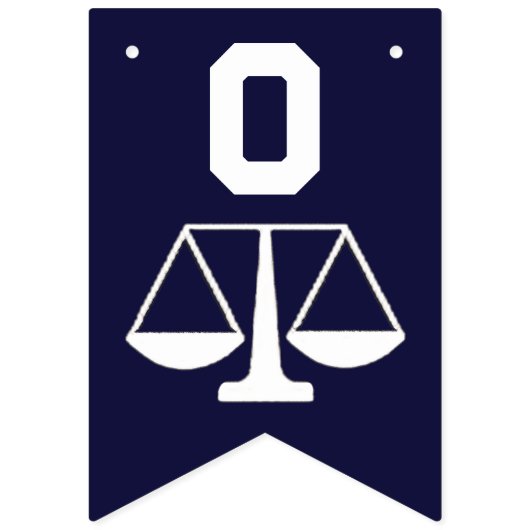 Abschluss der Law School, der Jagdfahnen Wimpelkette (Zweite Fahne)