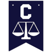 Abschluss der Law School, der Jagdfahnen Wimpelkette (Erste Fahne)