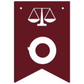 Abschluss der Law School, der Jagdfahnen Wimpelkette (Zweite Fahne)