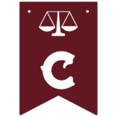 Abschluss der Law School, der Jagdfahnen Wimpelkette (Erste Fahne)